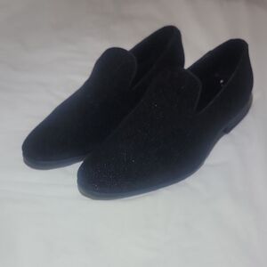 Aldo Black Loafers Sleek Minimalist Slip-Ons